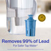Picture of Brita Elite Water Filter Replacements for Pitchers and Dispensers, NSF Certified to Remove 99% of Lead, 2 Count, Blue