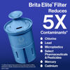 Picture of Brita Elite Water Filter Replacements for Pitchers and Dispensers, NSF Certified to Remove 99% of Lead, 2 Count, Blue