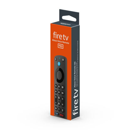 Picture of Amazon Fire TV Alexa Voice Remote Pro (newest model) with remote finder, TV controls, and backlit buttons