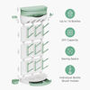 Picture of Momcozy DIY Larger Bottle Drying Rack for 18 Bottles, Space Saving Countertop Vertical Rack with Brushes Holder, Detachable Travel Bottle Rack for Baby Accessories & Pump Parts