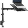 Picture of HUANUO Laptop Desk Mount, Laptop Mount for 17-inch Notebooks or 15”-32” Monitors, Laptop Arm with Ventilated Tray, Fully Adjustable Arm with Tilt, Swivel & Rotation, Holds up to 22 lbs