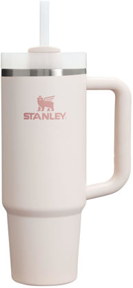 Picture of Stanley Quencher H2.0 FlowState Stainless Steel Vacuum Insulated Tumbler with Lid and Straw for Water, Iced Tea or Coffee, Smoothie and More, Rose Quartz 2.0, 30 OZ / 0.89 L
