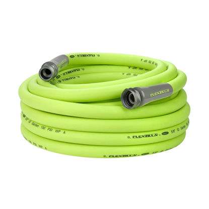 Picture of Flexzilla HFZG550YW Garden Lead-In Hose 5/8 In. x 50 ft, Heavy Duty, Lightweight, Drinking Water Safe