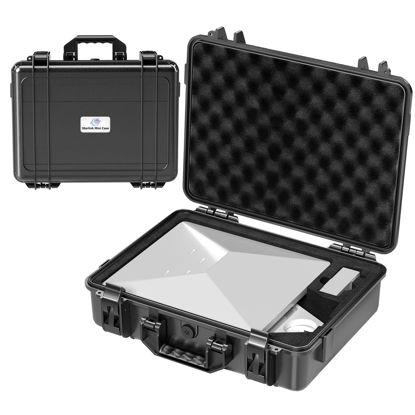 Picture of Orapoke Starlink Mini Case, Waterproof Hard Case With Foam, Precision Cut Foam Protects Starlink Mini, Durable Foam Case Fits For Starlink Mini Dish Kit, Kickstand, Pipe Adapter, Cables, Accessories