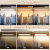 Picture of Under Cabinet Lighting Wireless, 4Pack Motion Sensor Light Indoor with 3 Color Temps, Dimmable Closet Lights Battery Operated, LED Magnetic Light, Rechargeable Under Counter Lights for Kitchen Home