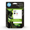 Picture of HP 67 Black/Tri-color Ink Cartridges (2 Pack) | Works with HP DeskJet 1255, 2700, 4100 Series, HP ENVY 6000, 6400 Series | Eligible for Instant Ink | 3YP29AN