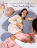 Picture of Momcozy Pregnancy Pillows for Sleeping, U Shaped Full Body Maternity Pillow with Removable Cover - Support for Back, Legs, Belly, HIPS for Pregnant Women, 57 Inch Pregnancy Pillow for Women, Grey