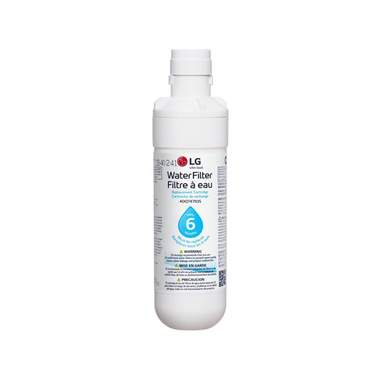 Picture of LG LT1000P - 6 Month / 200 Gallon Capacity Replacement Refrigerator Water Filter (NSF42, NSF53, and NSF401) ADQ74793501, ADQ75795105, AGF80300704, or AGF80300705 White