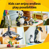 Picture of LEGO Creator 3 in 1 Wild Animals Panda Family - Building Toy with 3 Building Options, Panda, Penguin, or Orca - Animal Figures for Kids, Girls and Boys, Ages 8+ - Gift Idea for Birthdays - 31165