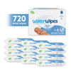 Picture of WaterWipes Plastic-Free Original Baby Wipes, 99.9% Water Based Wipes, Unscented & Hypoallergenic for Sensitive Skin, 60 Count (Pack of 12), Packaging May Vary