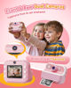 Picture of Instant Camera, Front Rear Dual Selfie Kids Camera with 1080P Videos, Holiday Birthday Gifts for Kids Age 3-12, Toddler Portable Travel Print Digital Camera Toy for 4 5 6 7 8 9 Year Boys Girls