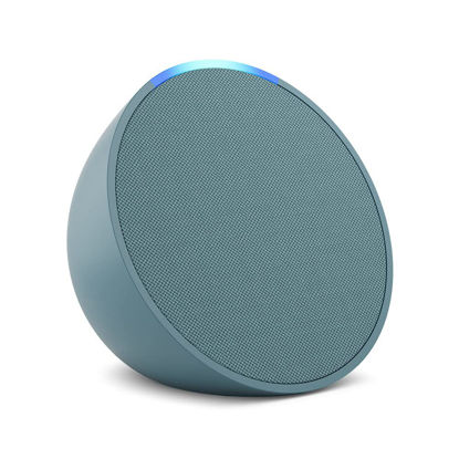 Picture of Amazon Echo Pop (newest model), Full sound compact smart speaker with Alexa, Midnight Teal