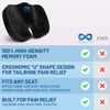 Picture of Everlasting Comfort Doctor Recommended Memory Foam Seat Cushions for Office Chairs - HSA FSA Eligible Tailbone Pain Relief Cushion, Sciatica & Back Support, Office Chair Cushion & Car Seat Cushion