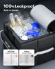Picture of HOTOR Trunk Organizer for Car - Car Organizer with Built-In Leakproof Car Cooler, Collapsible Trunk Organizer with Cooler for Car, SUV, Sedan, with Base Panel (3 Compartments, Black),31.9"×12.6"×10.6”