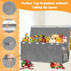 Picture of Beadsky Extra Large Toy Box, Toys Chest for Toddlers with Lids, Collapsible Toy Storage Organizer, Kids Bin Boxes Storage Basket for Boys, Girls, Nursery, Living Room, Playroom, 40"x14"x16", Gray