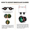 Picture of BIJIA 3X Opera Binocular Glasses,Hands-Free Lazy Glasses Binoculars Lightweight for Fishing,Bird Watching,Tv,Sports,Concerts,Theater,and Sightseeing,for Adults Men Women(Upgraded HD Green Film)