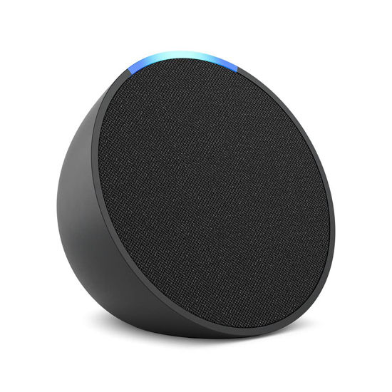 Picture of Amazon Echo Pop (newest model), Full sound compact smart speaker with Alexa, Charcoal