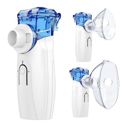 Picture of Portable Nebulizer - Nebulizer Machine for Adults and Kids Travel and Household Use, Handheld Mesh Nebulizer for Breathing Problems APOWUS.