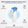 Picture of Portable Nebulizer - Nebulizer Machine for Adults and Kids Travel and Household Use, Handheld Mesh Nebulizer for Breathing Problems APOWUS.