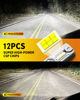 Picture of Termitor 9005 Bulbs 2024 Upgraded 22000LM Super Bright,1:1 Mini Halogen Size 6000K Cool White, 10-Year Long Service Life with Cooling Fan, IP68 Waterproof, Pack of 2