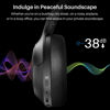 Picture of TOZO HT2 Hybrid Active Noise Cancelling Headphones, Wireless Over Ear Bluetooth Headset, 60H Playtime, Hi-Res Audio Custom EQ via App Deep Bass Comfort Fit Ear Cups, for Home Office Travel Black