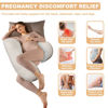 Picture of Pregnancy Pillows for Sleeping, Maternity Pillow for Pregnant Women, Support for Back, Legs, Belly, HIPS for Pregnant Women
