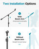 Picture of InnoGear Mic Stand, Max Height 82.28" Microphone Stand Floor Detachable Boom Mic Arm Stands with Weighted Base for Blue Yeti HyperX QuadCast Shure SM58 Samson Q2U Fifine K669B Singing Stage
