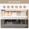 Picture of Criusia Drawer Organizer Clothes, 10 Pack Dresser Organizer for Baby Clothes, Underwear, Sock- Foldable Closet Organization and Storage Dividers Bins for Nursery, Bedroom (Beige)