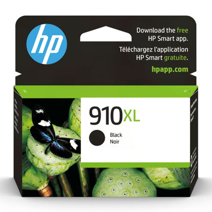Picture of HP 910XL Black High-yield Ink Cartridge | Works with HP OfficeJet 8010, 8020 Series, HP OfficeJet Pro 8020, 8030 Series | Eligible for Instant Ink | 3YL65AN