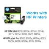 Picture of HP 910XL Black High-yield Ink Cartridge | Works with HP OfficeJet 8010, 8020 Series, HP OfficeJet Pro 8020, 8030 Series | Eligible for Instant Ink | 3YL65AN