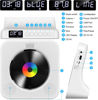 Picture of Gueray CD Player Portable Bluetooth Desktop CD Player for Home with Timer Built-in HiFi Speakers with LCD Screen Display Boombox FM Radio USB Type-c