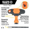 Picture of Klein Tools 33804 ProFlex Impact-Rated Interchangeable Ratcheting T-Handle Set, Torsion Zone, Magnetic Bit Holder, SAE, Metric, TORX, 23-Piece
