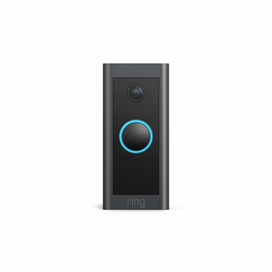 Picture of Ring Video Doorbell Wired (newest model), Use Two-Way Talk, advanced motion detection, HD camera and real-time alerts to monitor your front door (wiring required)