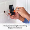 Picture of Ring Video Doorbell Wired (newest model), Use Two-Way Talk, advanced motion detection, HD camera and real-time alerts to monitor your front door (wiring required)