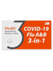 Picture of iHealth COVID-19, Flu A&B 3-in-1 Antigen Rapid Test, Results in 15 Minutes, FDA Authorized OTC Flu & COVID Home Test, with Non-invasive Nasal Swab, Easy to Use & No Discomfort (1 Pack, 4 Tests Total)
