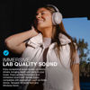 Picture of JLab JBuds Lux ANC Wireless Headphones, Mauve, Hybrid Active Noise Cancelling, Customizable Sound, Spatial Audio Compatible, Premium Over-Ear Bluetooth Headset