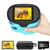 Picture of 1000X Pocket Microscope for Kids - 4K 2.0" Screen, Digital Mini Scope with Slides Kit, Rechargeable Lab Handheld Portable Microscopes for Kids 4-12 Students Teens