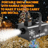 Picture of IMONE 650W Snow Machine Christmas Gift,Snow Maker Machine,Artificial Snow Making Machine, Snowflake Machine,Snow Machine Indoor with Remote,Snow Machines for Outdoors Party Parade Picture