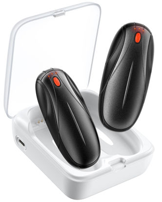 Picture of Hand Warmers Rechargeable 2 Pack, 14000mAh Electric Hand Warmers with Charging Case, Quick Charge Portable Heater,Gifts for Christmas, Winter, Outdoor, Camping, Hunting Accessories