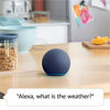 Picture of Amazon Echo Dot (newest model), With bigger vibrant sound, helpful routines and Alexa, Deep Sea Blue