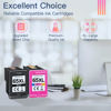 Picture of 65XL Compatible for HP 65 Ink Cartridges Black/Color Combo Pack Work for Deskjet 3755 3752 2652 2600 2622 5070 2655 5000 2640 3700 Envy 5055 Printer (2 Pack)