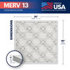 Picture of BNX TruFilter 20x20x1 Air Filter MERV 13 (6-Pack) - MADE IN USA - Electrostatic Pleated Air Conditioner HVAC AC Furnace Filters for Allergies, Pollen, Mold, Bacteria, Smoke, Allergen, MPR 1900 FPR 10