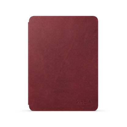 Picture of All-new Amazon Kindle Paperwhite and Kindle Colorsoft Signature Edition Case, Lightweight and Foldable Protective Cover - Premium Leather
