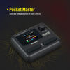 Picture of SONICAKE Pocket Master-Portable Multi Effects Pedal, 100+ Built-in Guitar/Bass/Acoustic Effects, Amp Modeling, IR Cabinets Simulation, Stereo OTG USB Audio Interface, Rechargeable Guitar Pedal (Black)