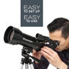 Picture of Celestron - 70mm Travel Scope - Portable Refractor Telescope - Fully-Coated Glass Optics - Ideal Telescope for Beginners - Bonus Astronomy Software Package