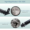 Picture of Telescope for Adults & Kids, 70mm Aperture Refractor (15X-150X) Portable Travel Telescope with Phone Adapter & Wireless Remote, Astronomy Beginners Gifts, Black