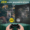 Picture of 20x70 Binoculars for Adults High Powered - WOZEL HD Bird Binoculars with Clear Low Light Vision - Powerful Binoculars for Bird Watching Hunting Travel Outdoor Hiking