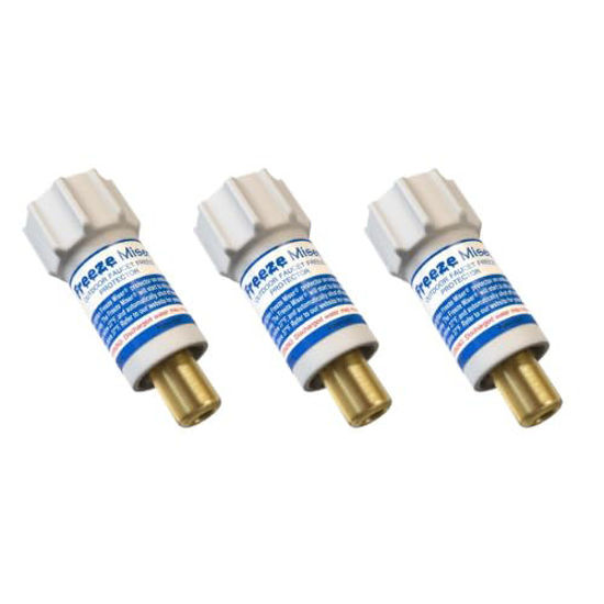 Picture of The Freeze Miser® - 3 Pack - Outdoor Faucet Freeze Protection | Durable Replacement for Faucet Covers for Winter _ Freeze Proof Outdoor Faucet Protector - Low Maintenance & Easy to Install