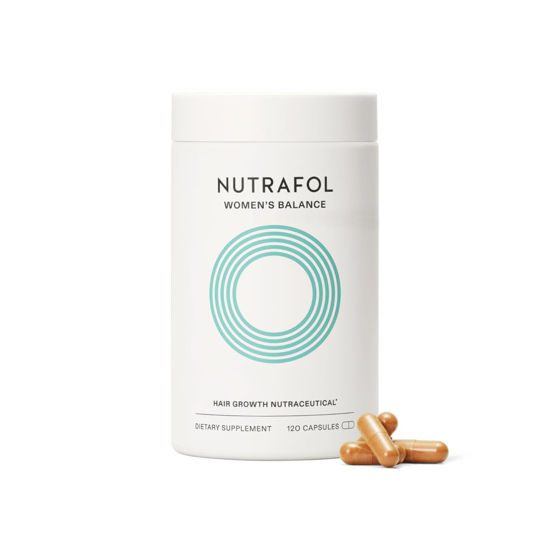 Picture of Nutrafol Women's Balance Hair Growth Supplements, Ages 45 and Up, Clinically Proven for Visibly Thicker Hair and Scalp Coverage, Dermatologist Recommended - 1 Month Supply