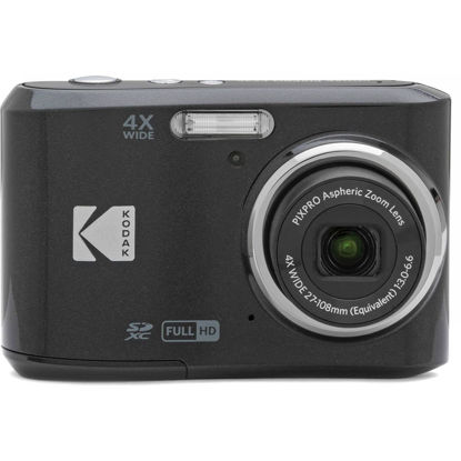 Picture of KODAK PIXPRO Friendly Zoom FZ45-BK 16MP Digital Camera with 4X Optical Zoom 27mm Wide Angle and 2.7" LCD Screen (Black)